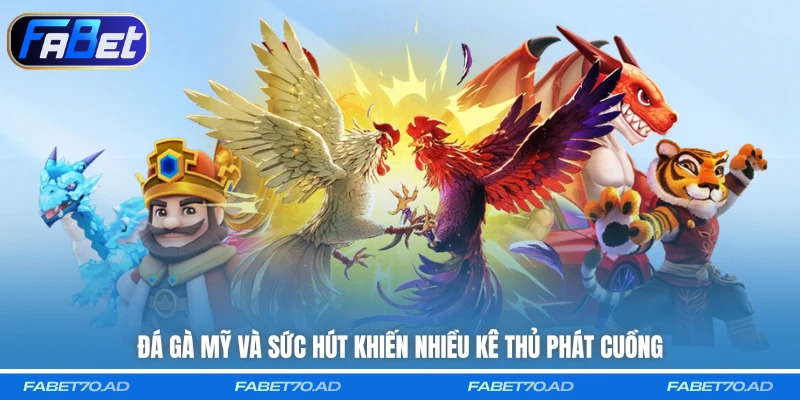 Đá gà Mỹ và sức hút khiến nhiều kê thủ phát cuồng