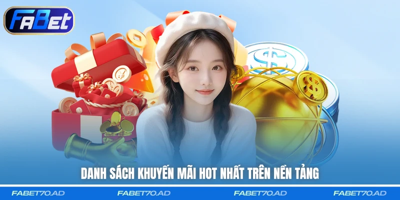 Danh sách khuyến mãi hot nhất trên nền tảng